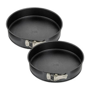 Ensemble de 2 Moules à manqué à charnière Zenker Black Metallic