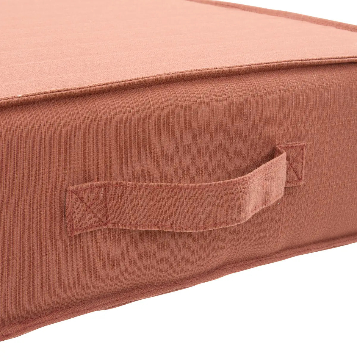 Coussin de sol Korai acajou 45x45cm