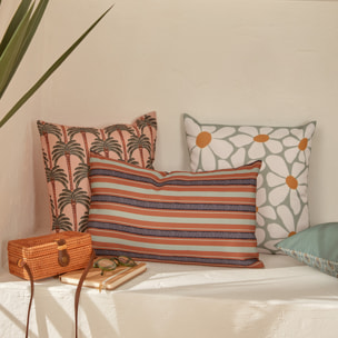 Housse de coussin d extérieur "Kays" cannelle 30x50cm