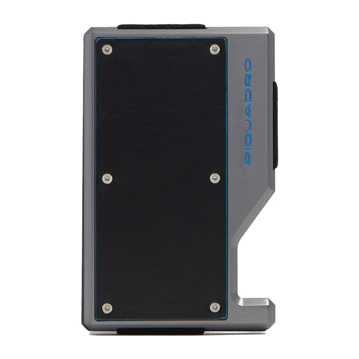 Piquadro Portacarte di credito MagSafe® con fascia elastica
