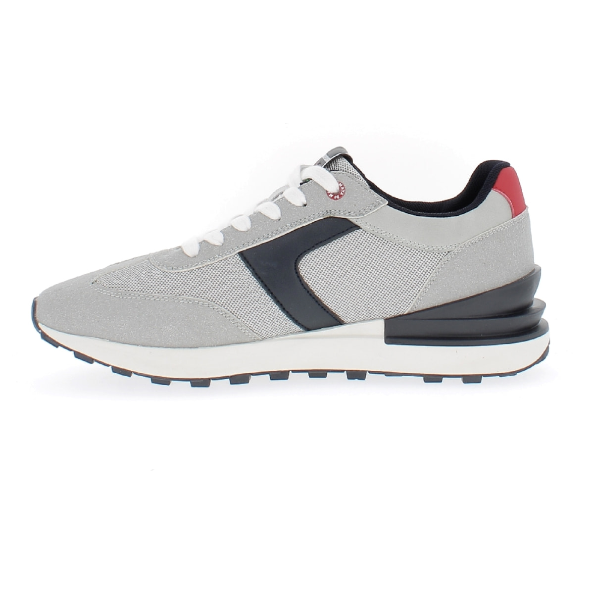 Armata di Mare Scarpe Uomo Sneakers Casual Stringate con Soletta Rimovibile in Memory Foam AMU SS23D317 Lt Grey