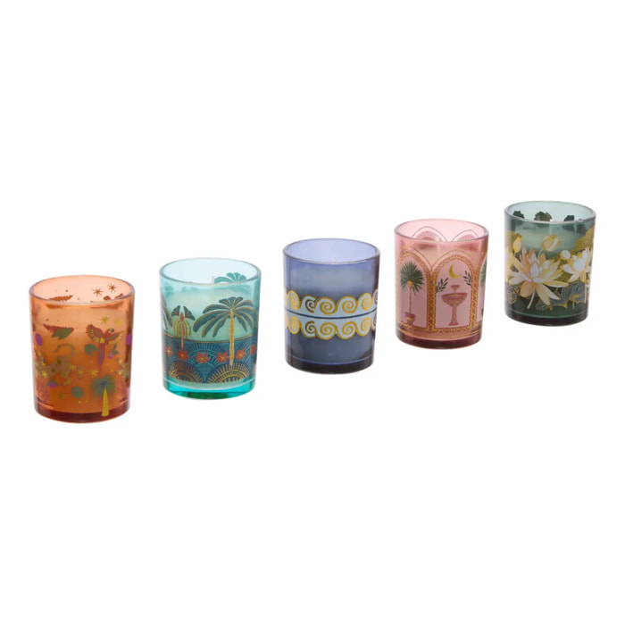 Coffret senteur 5 bougies 85g Odyssea