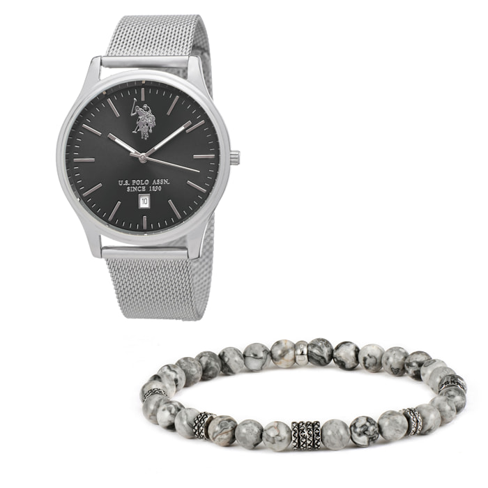 Cofanetto orologio e bracciale U.S. Polo Assn.