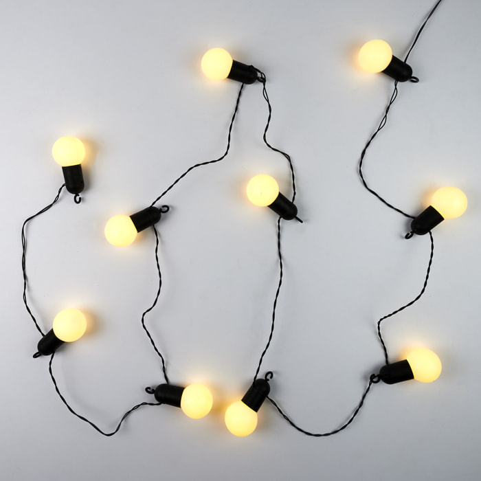 GUIRLANDE AMPOULE EXTERIEUR 10 LEDS 2M70