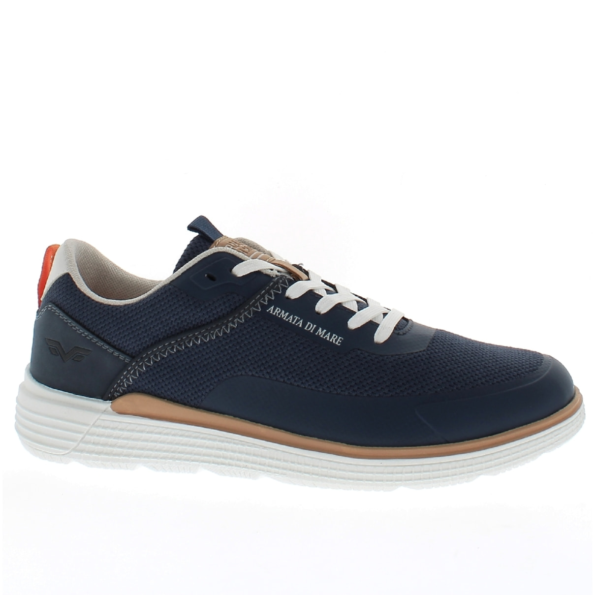 Armata di Mare Scarpe Uomo Sneakers Casual Stringate con Soletta Rimovibile in Memory Foam AMU S25L712 Navy