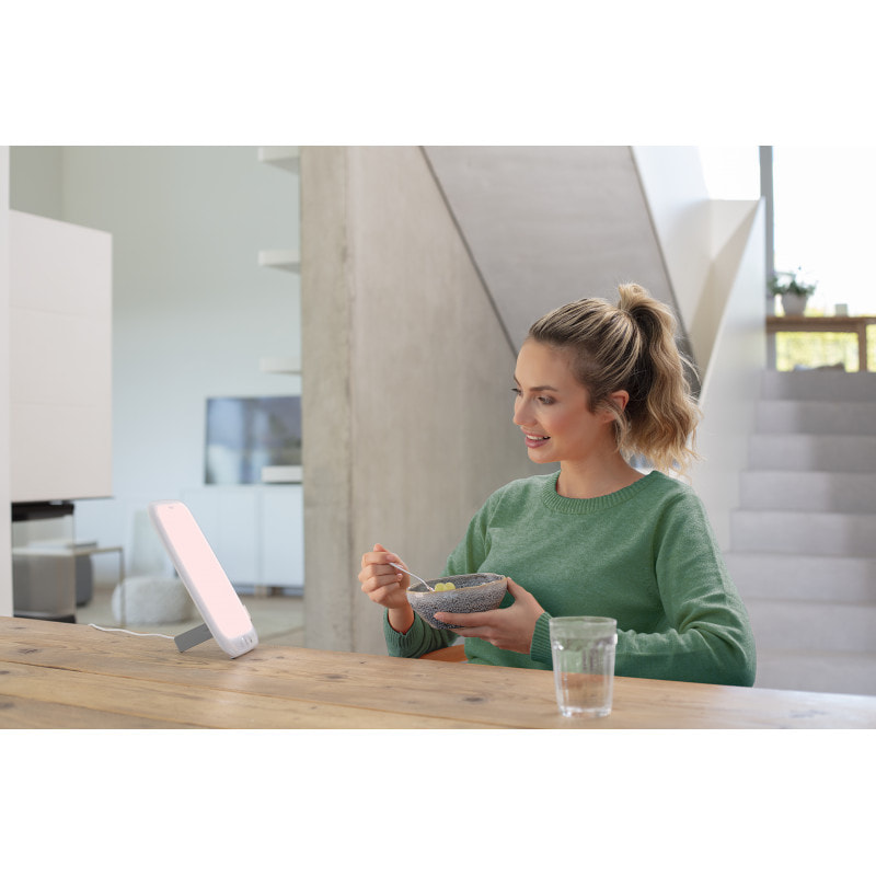 Lampe de luminothérapie pour apporter artificiellement la lumière du jour chez vous
