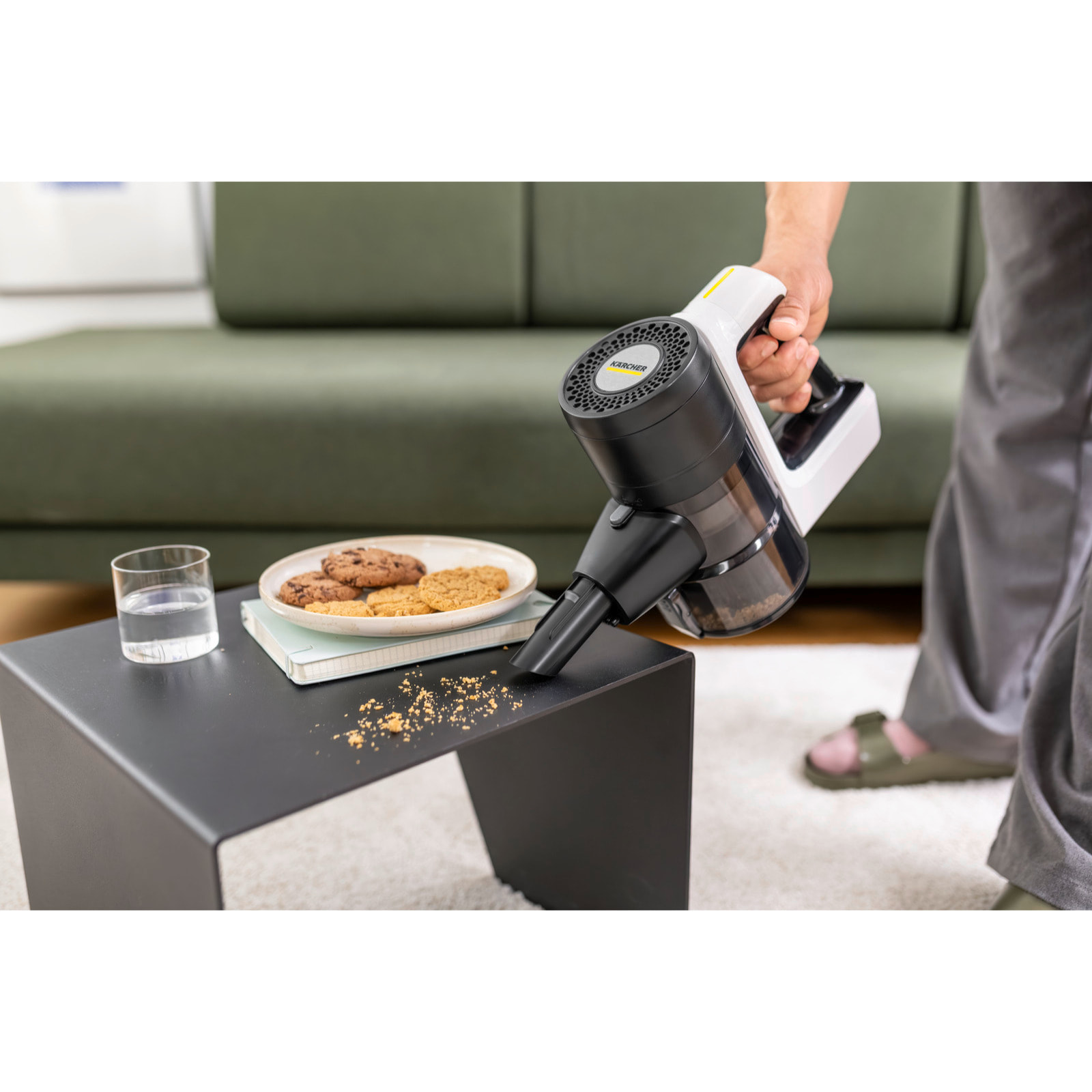 Aspirateur balai sans fil KARCHER VCS 3 Nano - autonomie 50 min - brosse turbo - filtre HEPA - chargeur USB-C