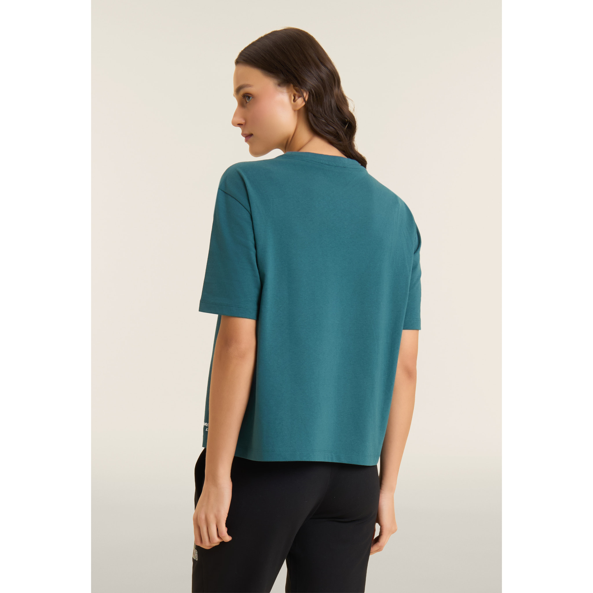 T-shirt Comfort Freddy Training con Dettagli Glitter