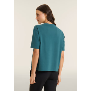 T-shirt Comfort Freddy Training con Dettagli Glitter