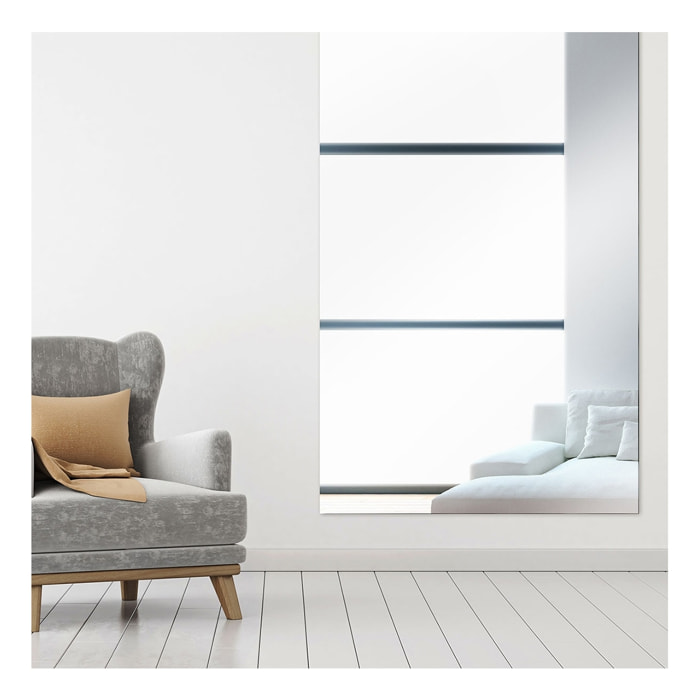 Sticker miroir géant 100x60 cm