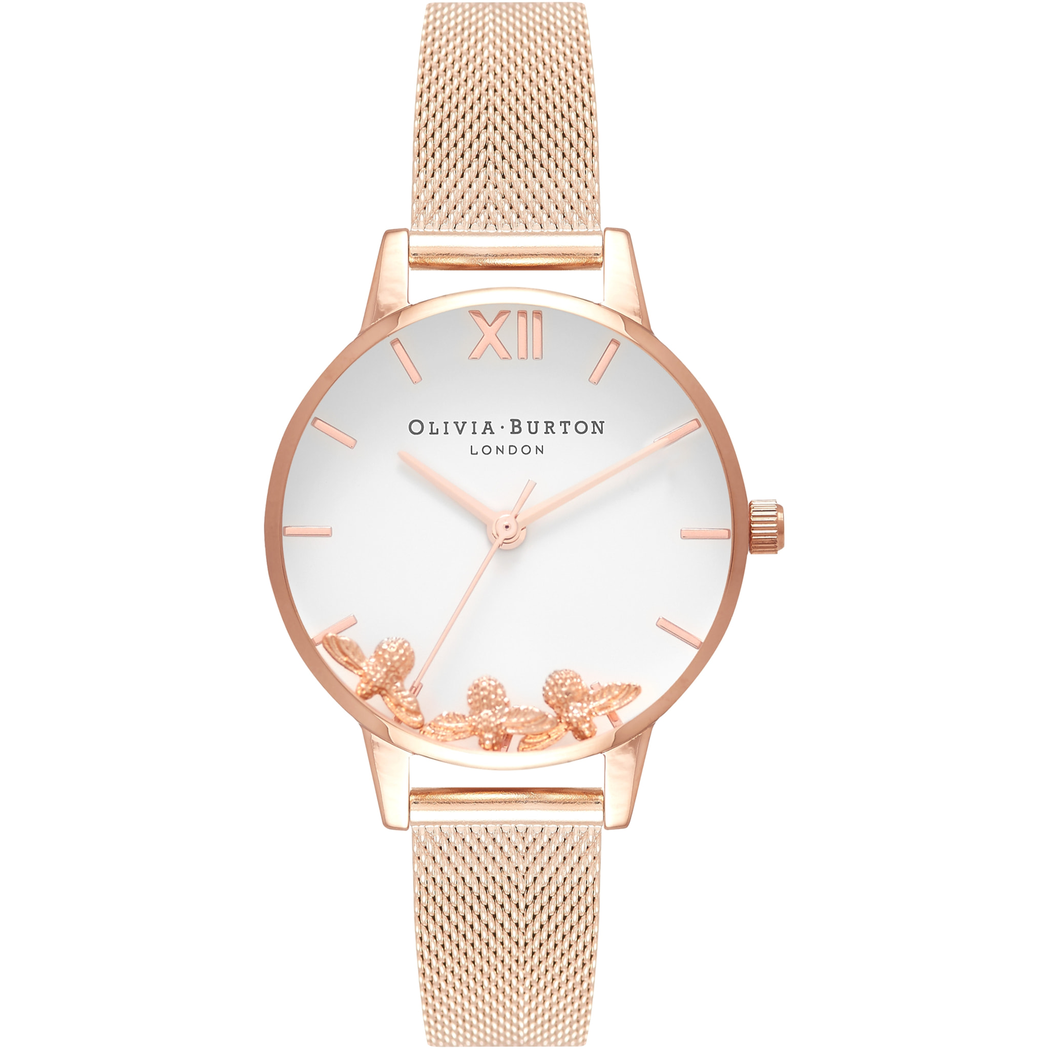 Reloj Olivia Burton OB16CH01 Mujer Analogico Cuarzo con Correa de Acero