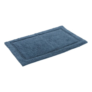 Tapis de bain fluffy Colorama 50x75cm bleu