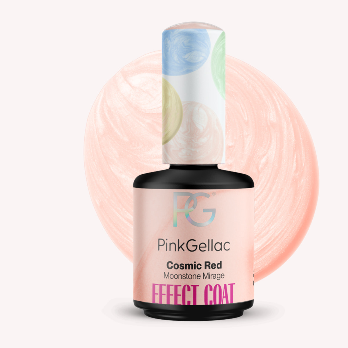 Vernis semi-permanent - Coat Effet - Cosmic Red - 15 ml