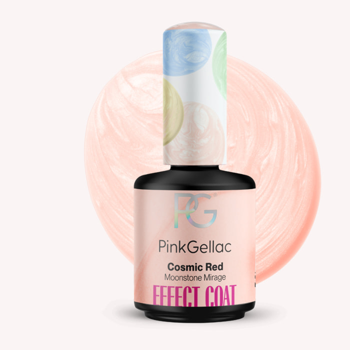 Vernis semi-permanent - Coat Effet - Cosmic Red - 15 ml