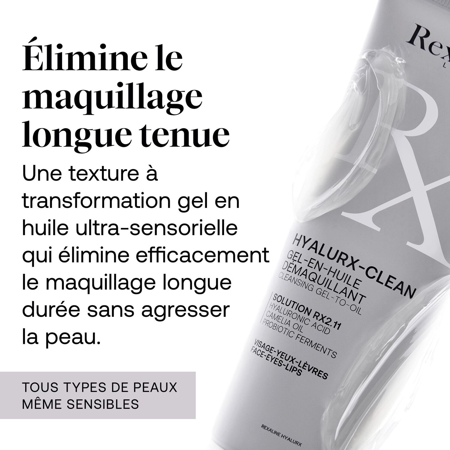 Hyalurx - Gel-En-Huile Démaquillant 125ml