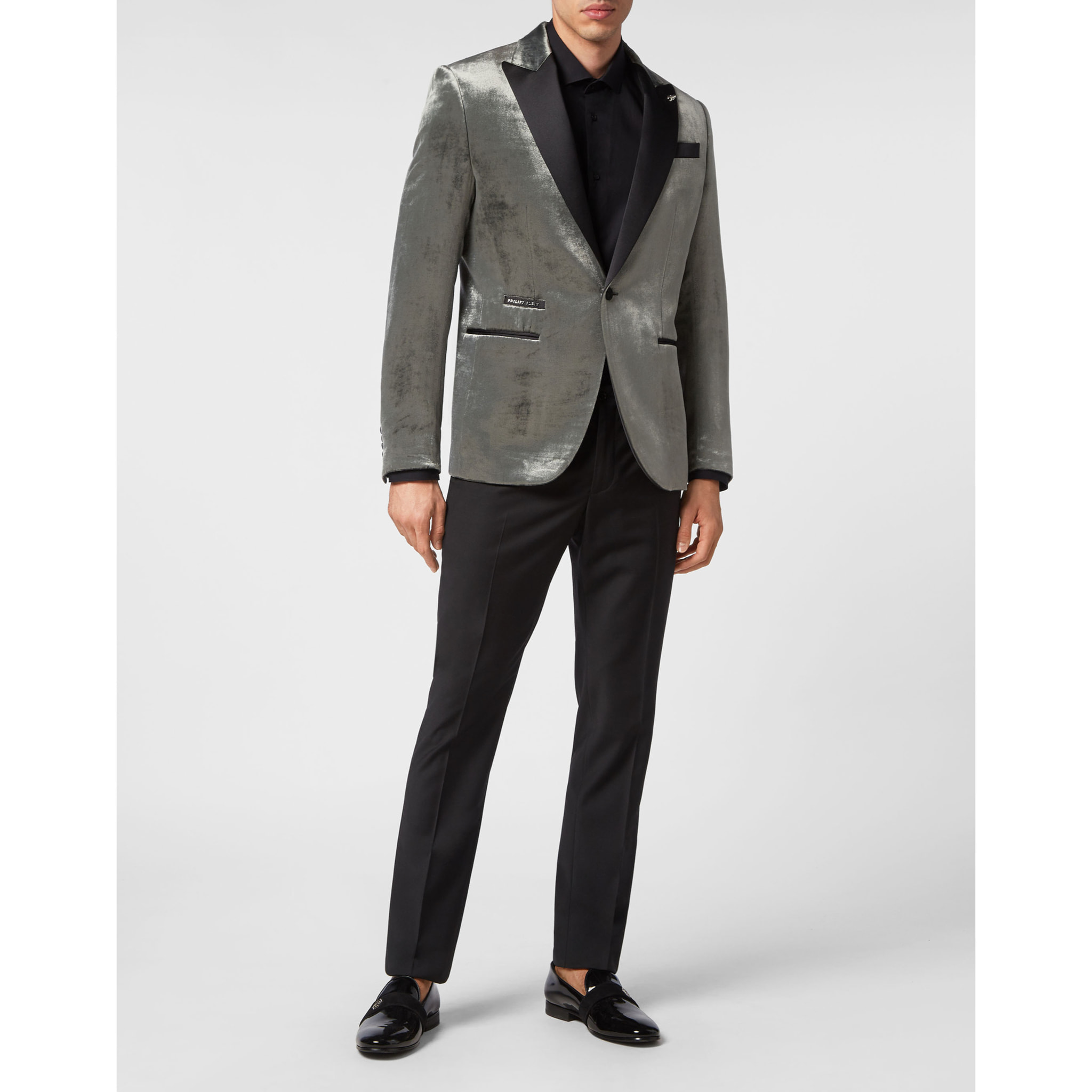 PHILIPP PLEIN One-Button Blazer Slim Fit