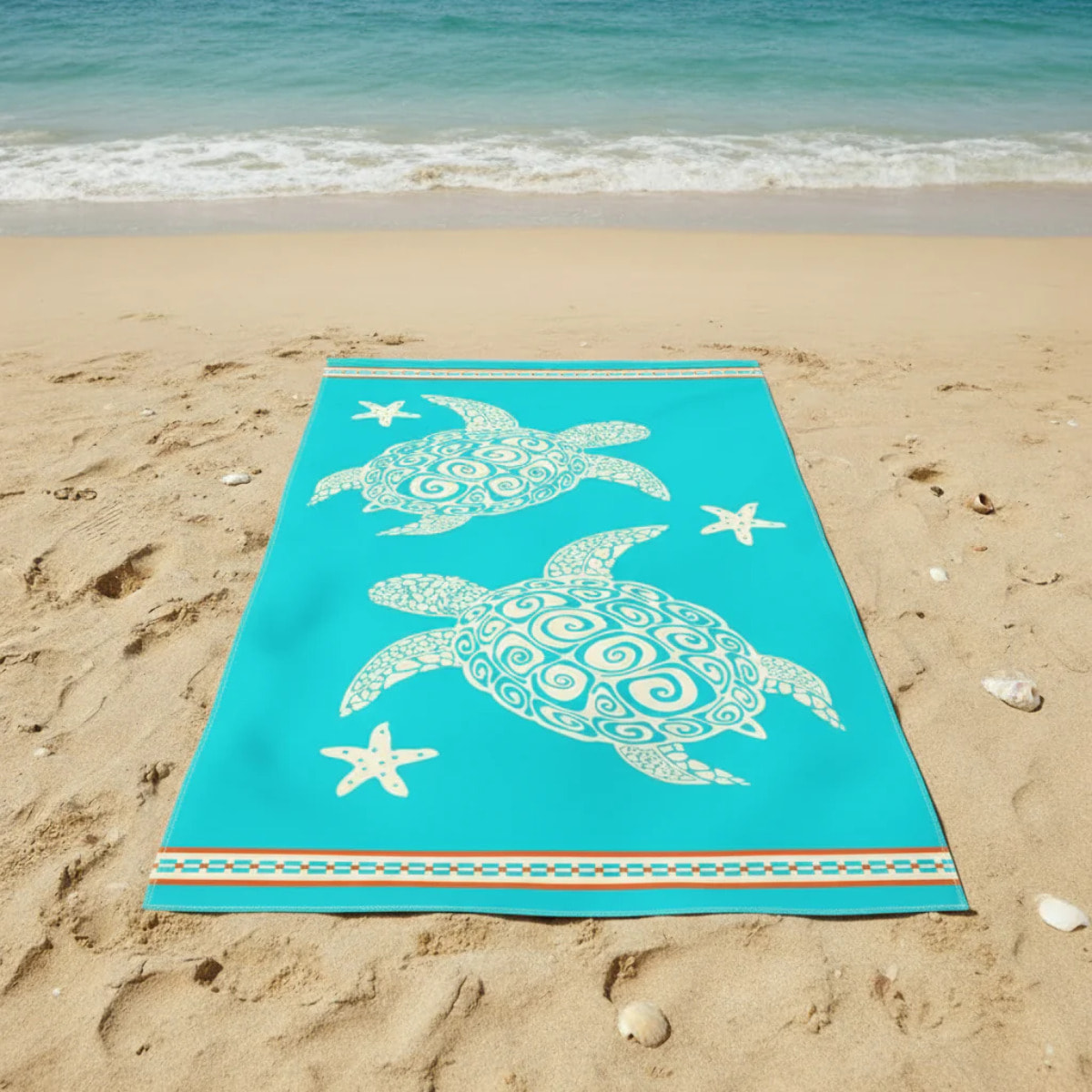 Serviette de plage microfibre - Karla - 90x170cm - 220g/m²
