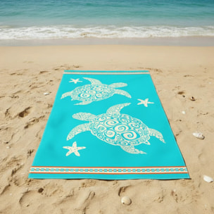 Serviette de plage microfibre - Karla - 90x170cm - 220g/m²