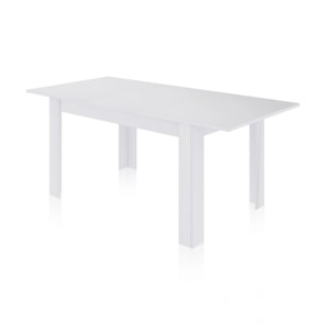 Mesa de comedor extensible Danna 140 Blanco Brillo