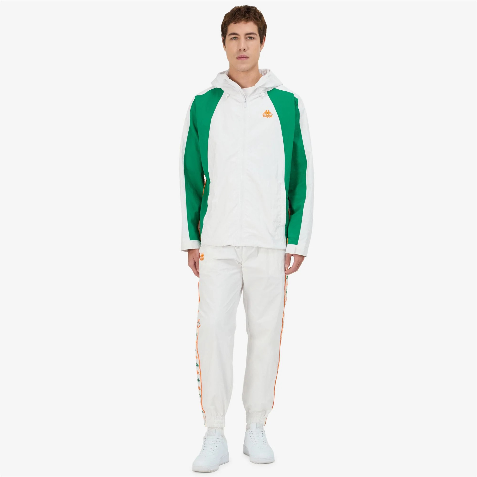 Kappa - Giacche Uomo Bianco - 222 Banda Niko