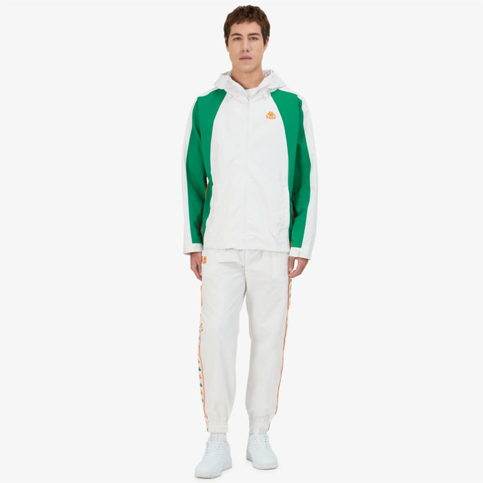 Kappa - Giacche Uomo Bianco - 222 Banda Niko