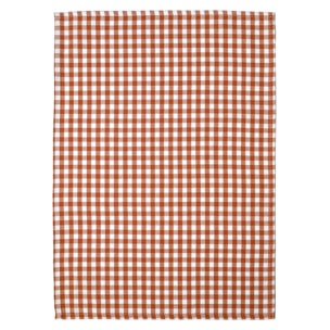 Torchon de cuisine en coton motif vichy - Terracotta