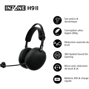 Casque gamer SONY INZONE H9 II Noir