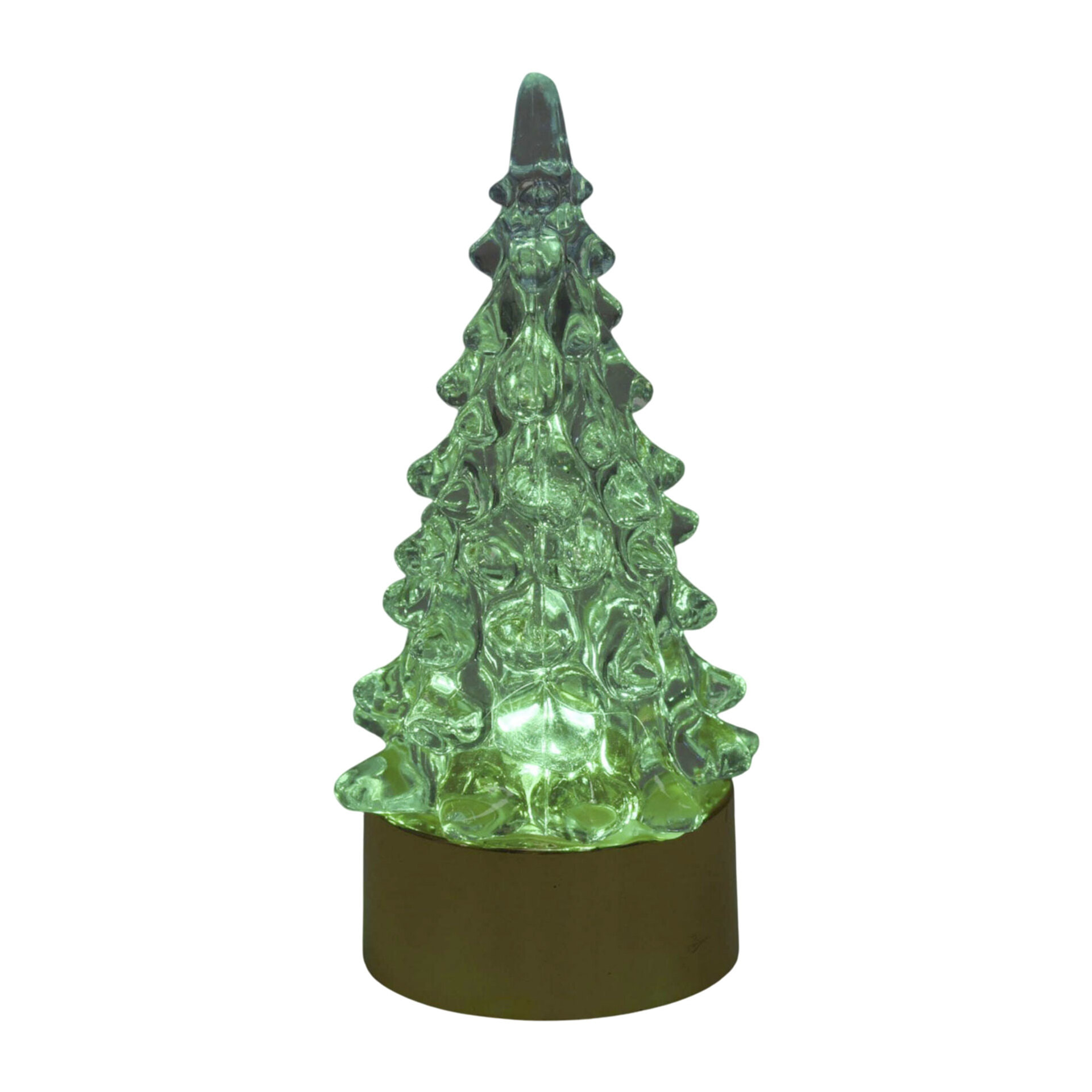 árbol de navidad con led cambiante de color h.9,3cm
