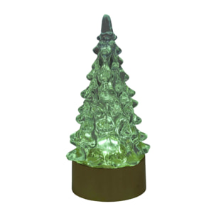árbol de navidad con led cambiante de color h.9,3cm