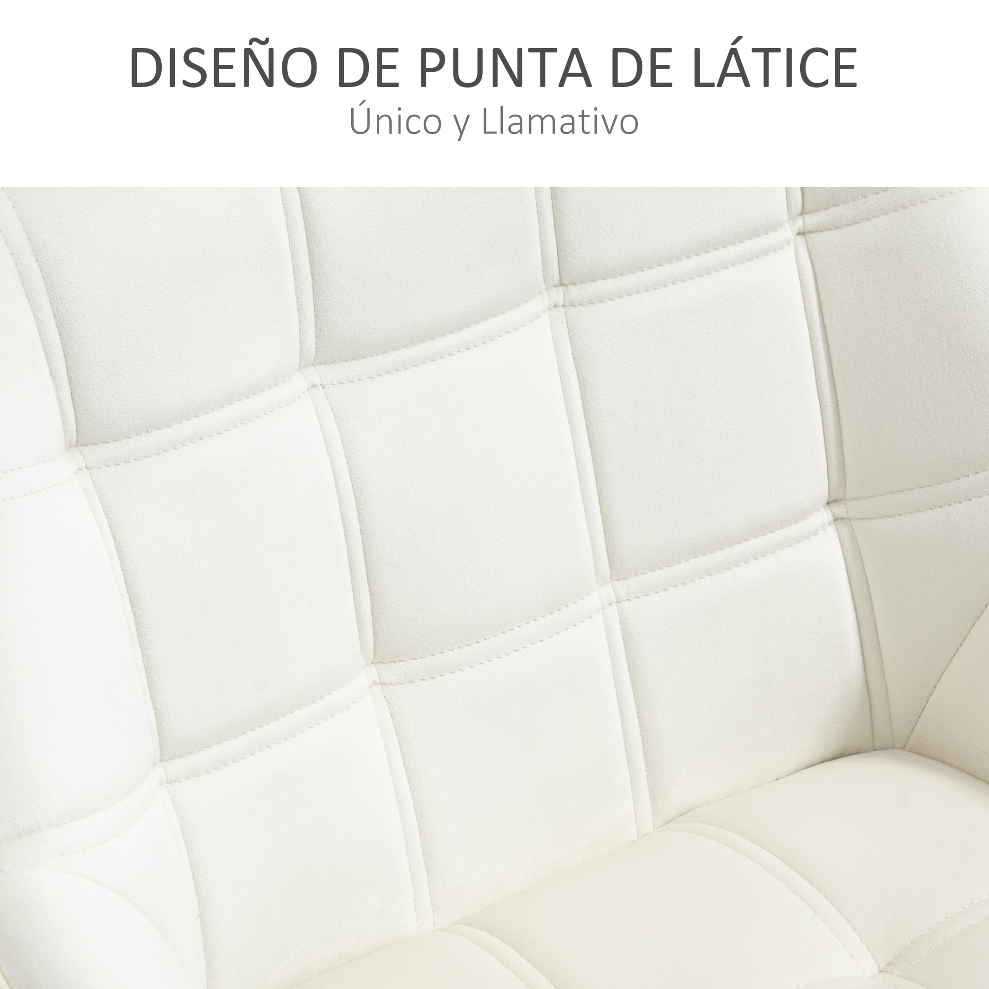 Butaca de Salón Moderna, Sillón Lectura Tapizado en Terciopelo con Asiento Ancho, Patas de Madera, Fácil Montaje, Sillón Relax para Sala de Estar, Dormitorio y Balcón, Crema