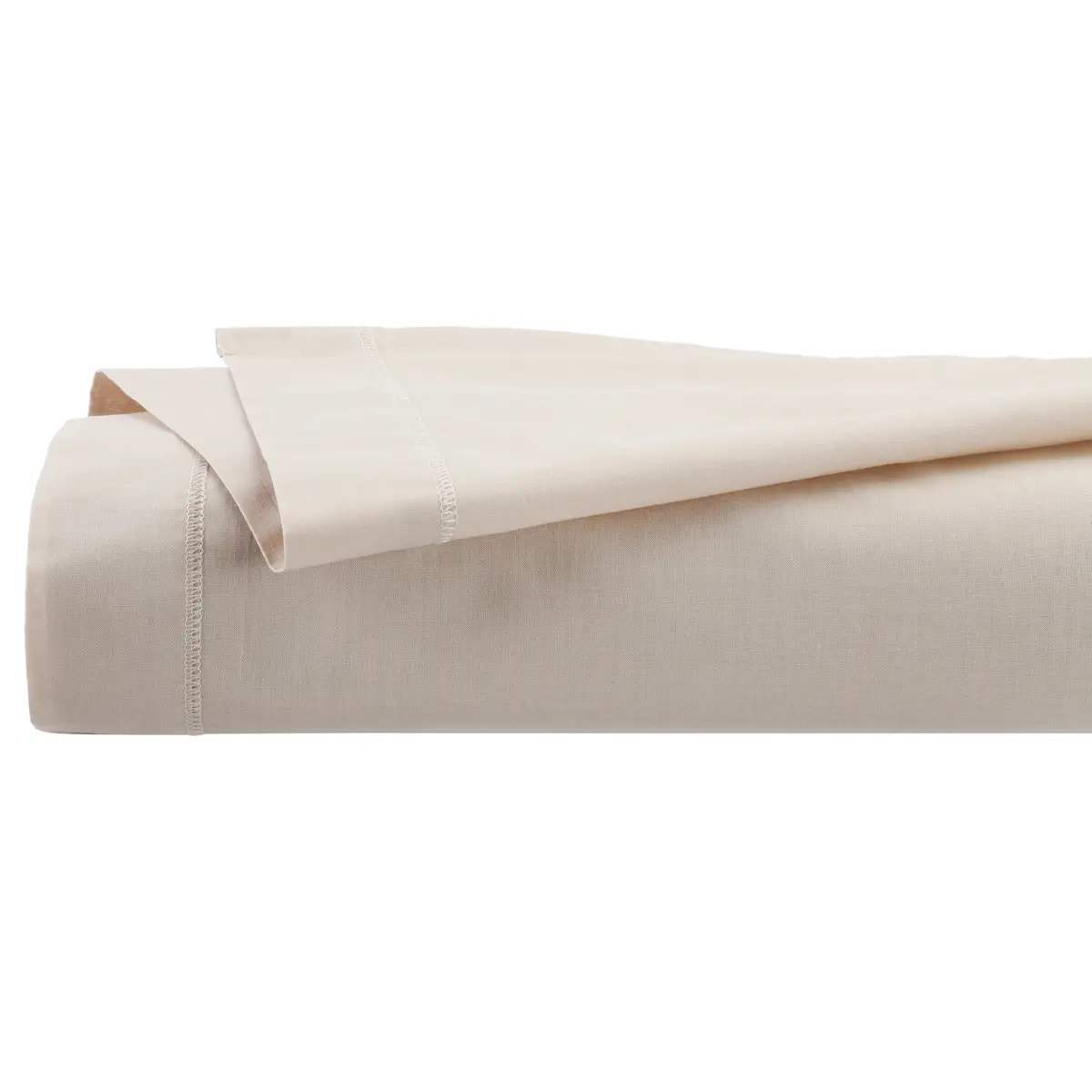 Drap plat "Landiha" percale beige 180x290cm