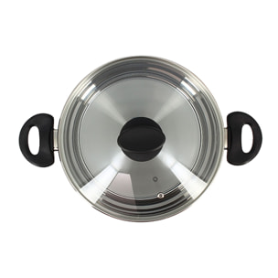 Faitout en acier inoxydable 24cm - tous feux FIRST