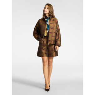 Elena Mirò - Giacca in tessuto jacquard - Marrone