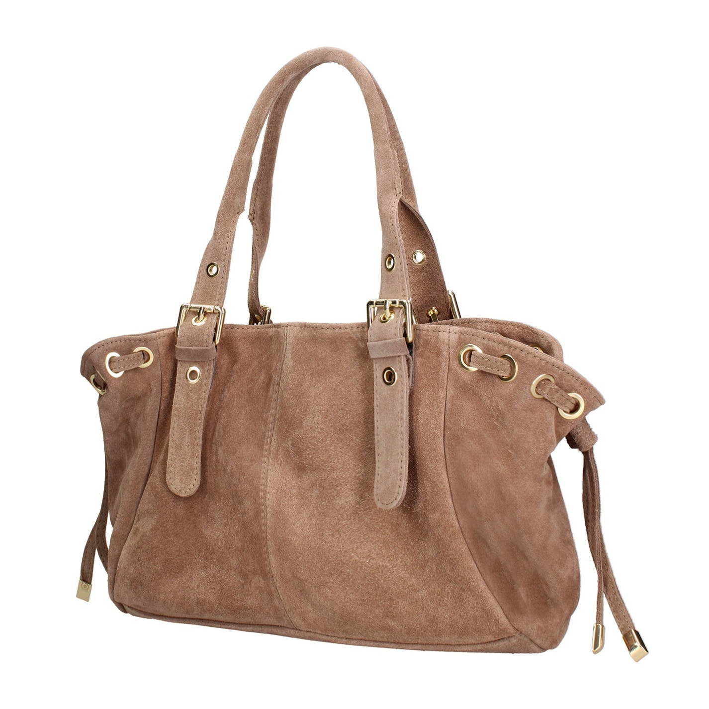 Borsa a mano da donna Made in Italy - Modello Lumena Lux - 100% pelle - 20.0 x 21.0 x 33.0 cm