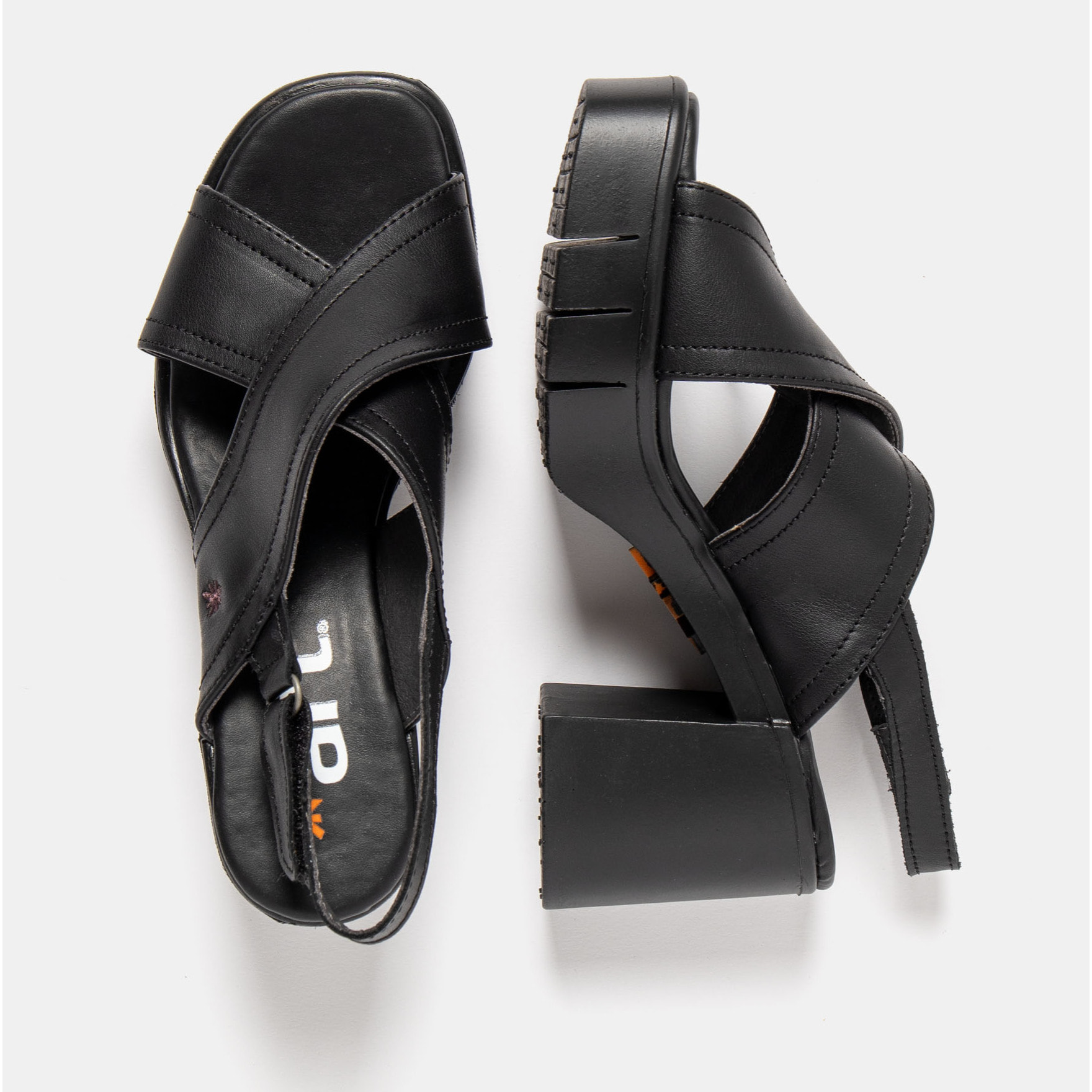 Sandalias con tacón 1990 NAPPA BLACK / EIVISSA color Black