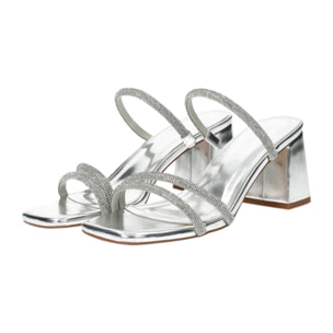 Sandali Donna Tata Italia Argentato