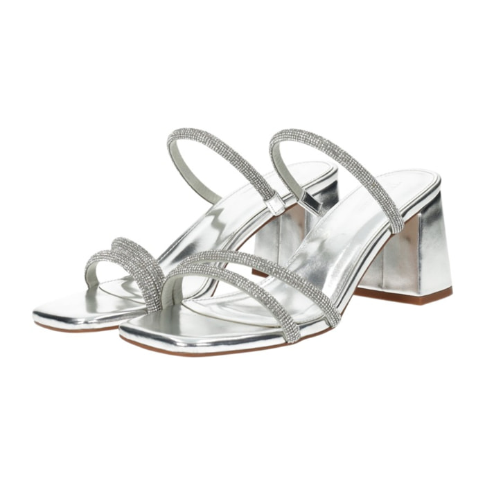 Sandali Donna Tata Italia Argentato