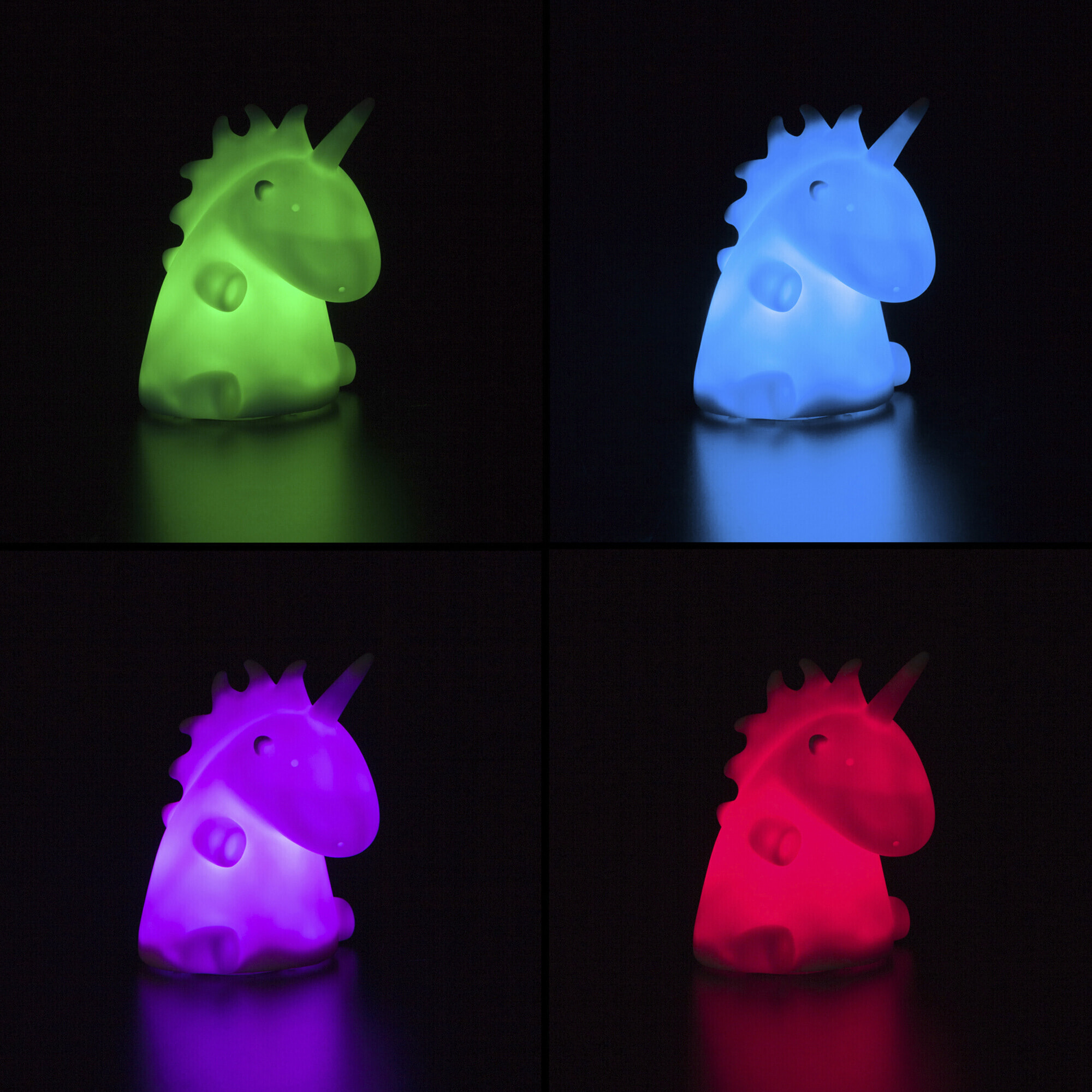 Lampada Unicorno Multicolore Led - 9x11x10 cm
