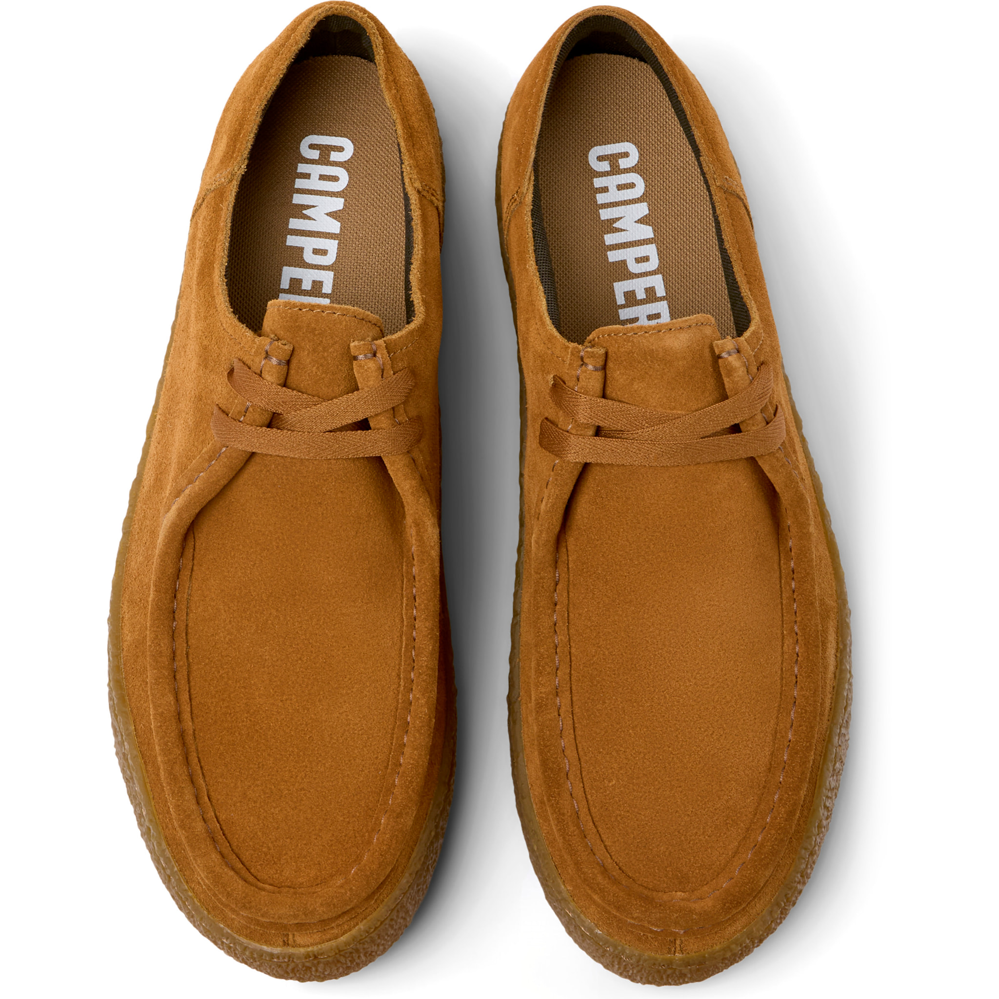 Zapatos de cordones - CAMPER Peu Terreno - Marron - Piel de ante