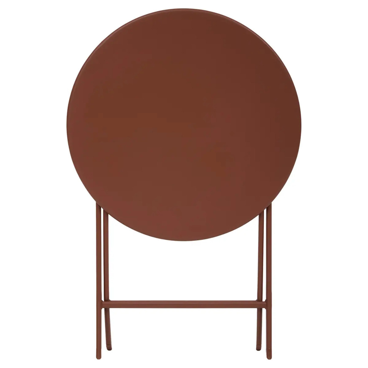 Table de jardin Greensboro 2 places pliable D60cm acajou