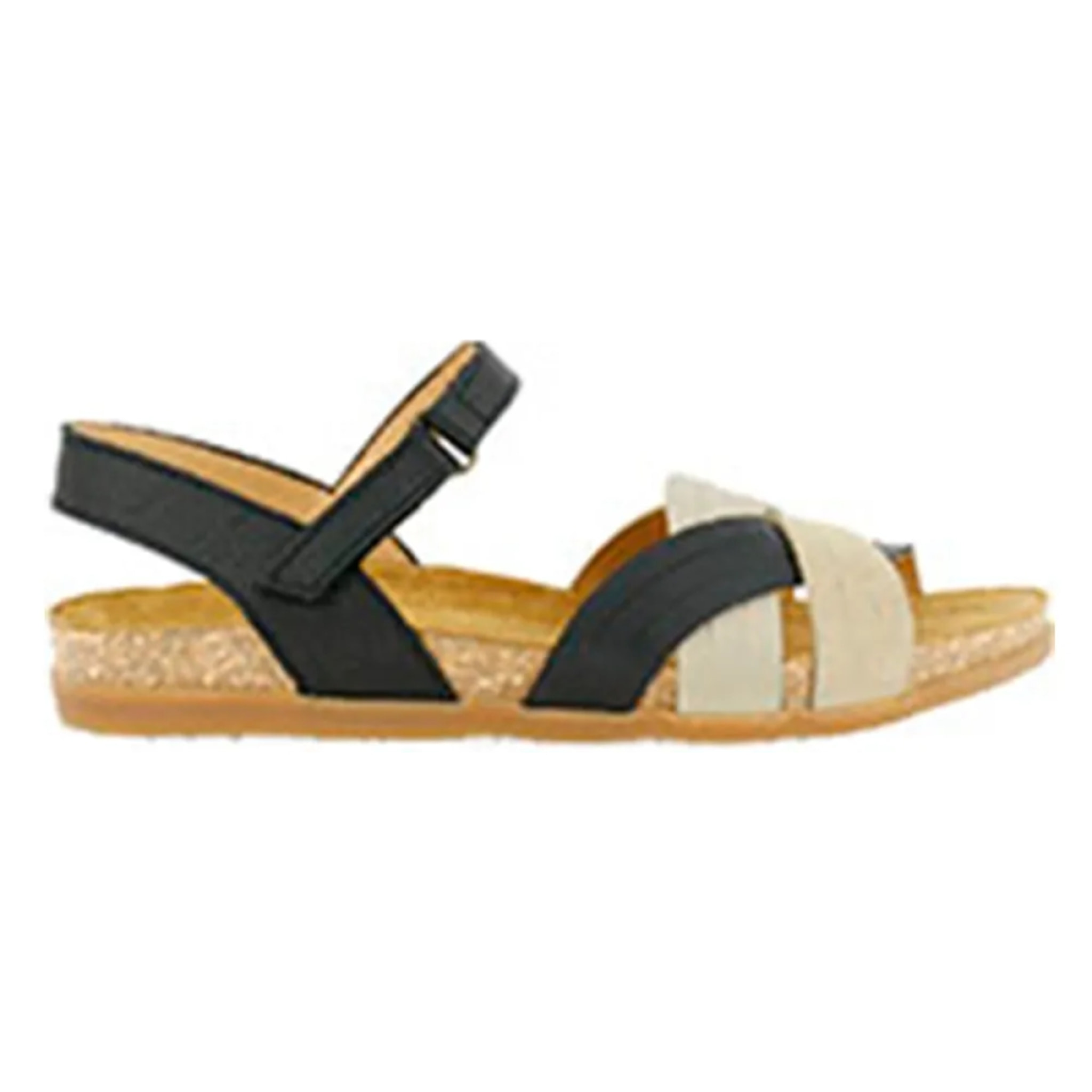 Sandalias N5242 MULTI LEATHER NOIR MIXED / ZUMAIA color Noir mixed