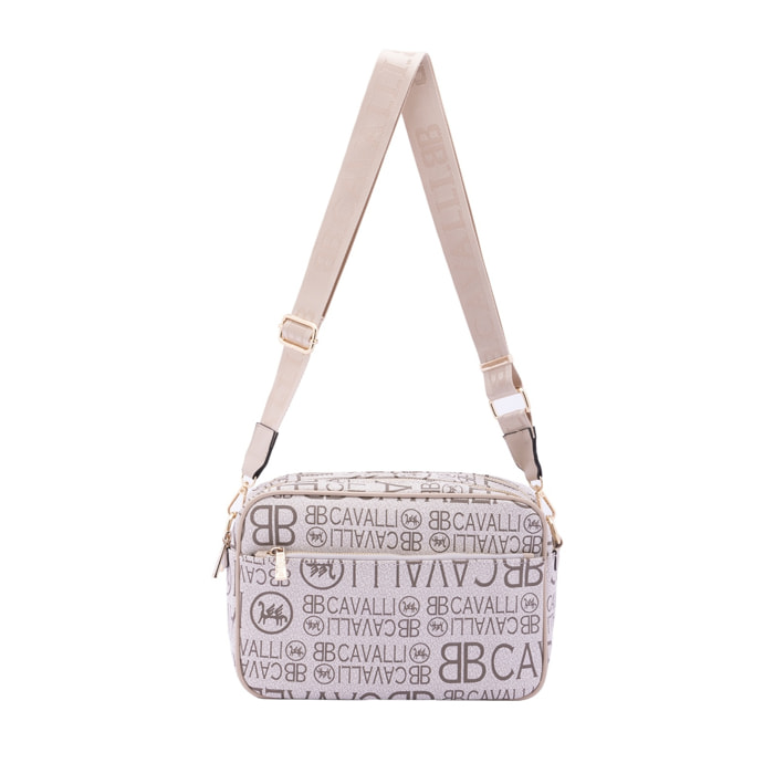 Borsa a tracolla da donna - Modello False - Ecopelle - 18.0 x 28.0 x 11.0 cm