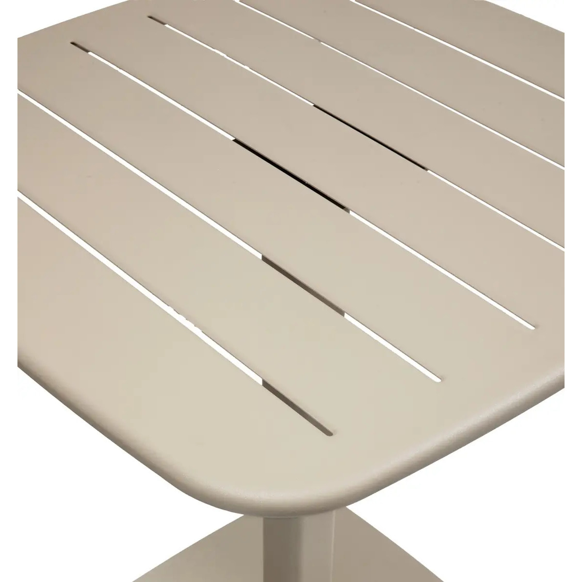 Table de jardin 2 places Alegoria 70x70cm argile