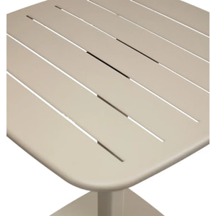 Table de jardin 2 places Alegoria 70x70cm argile