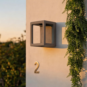 Forlight Aplique Ip65 Box Led 4W 4000K Cemento 208Lm