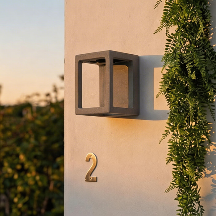 Forlight Aplique Ip65 Box Led 4W 4000K Cemento 208Lm