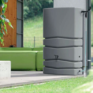 Barril de captación de agua aqua tower 450l., dimensiones (mm) 775x573x1150