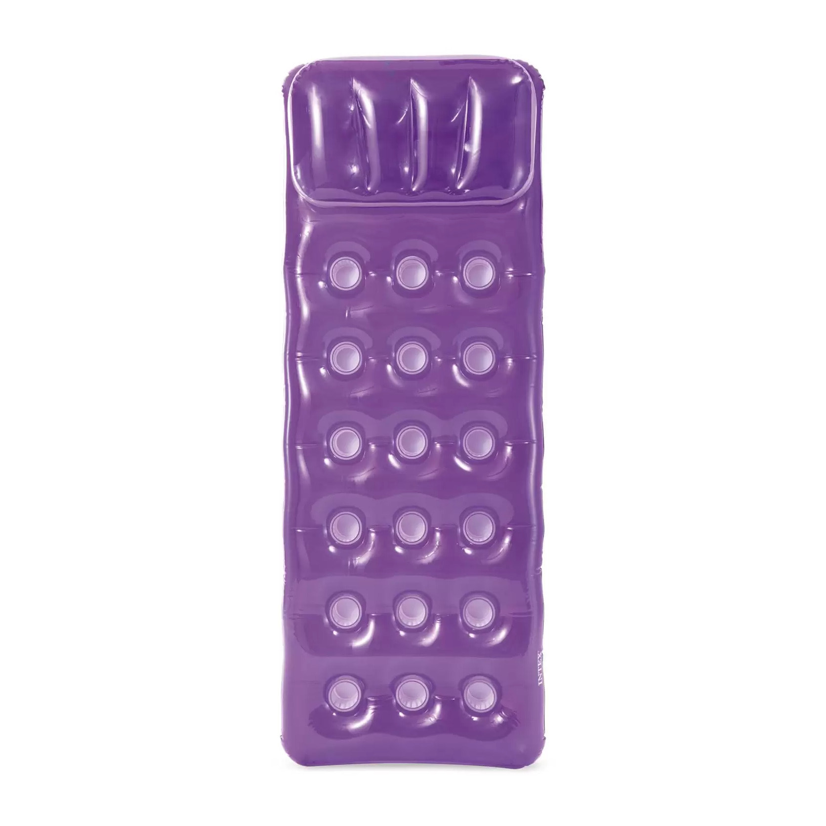 Intex Materassino 18 Buchi con Cuscino, Colori Assortiti, 188 x 71 cm