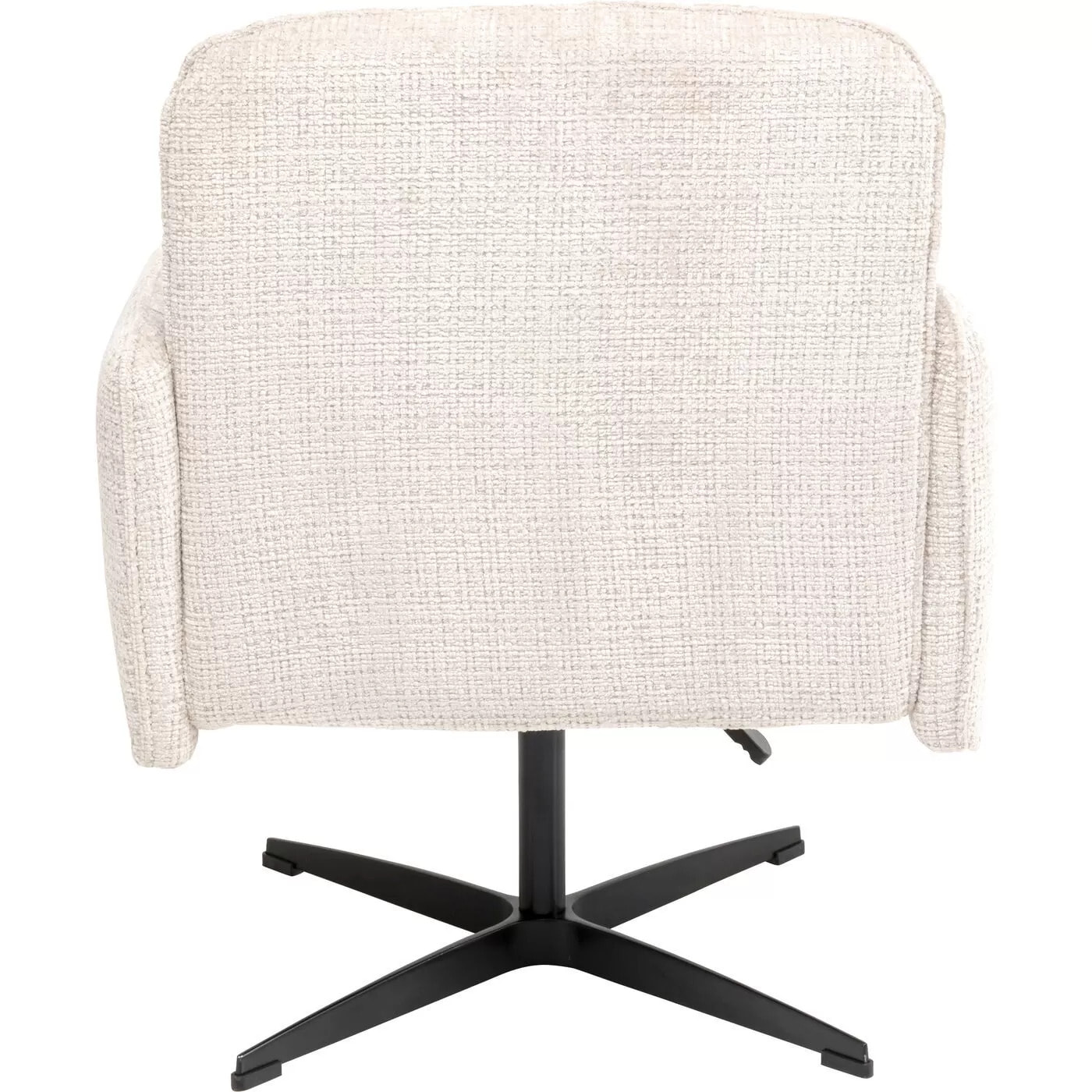 Chaise avec accoudoirs pivotante Tabea beige Kare Design