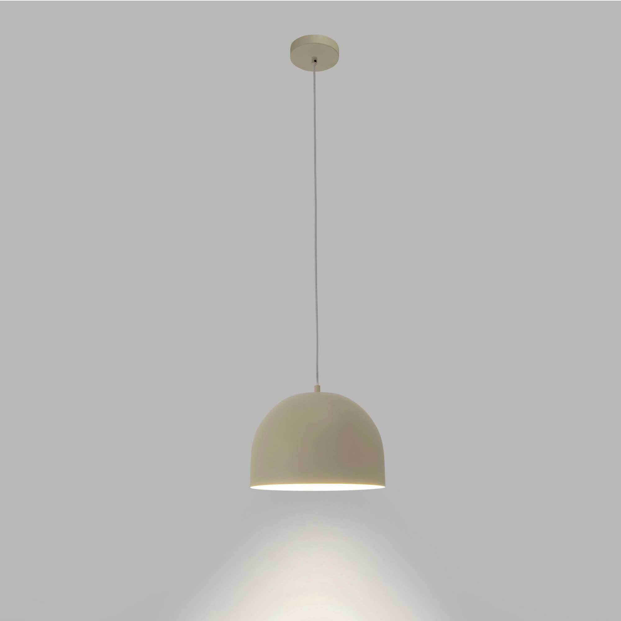 Forlight Fres lampara colgante en beig para bombilla E27